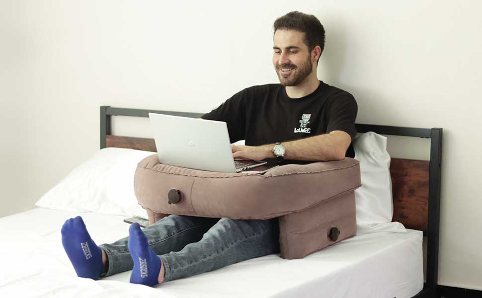 Inflatable Lap Desk Pillow