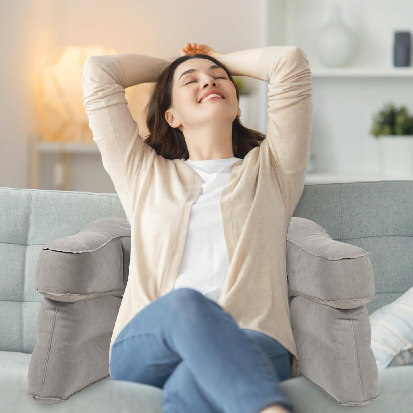 Inflatable Lap Desk Pillow