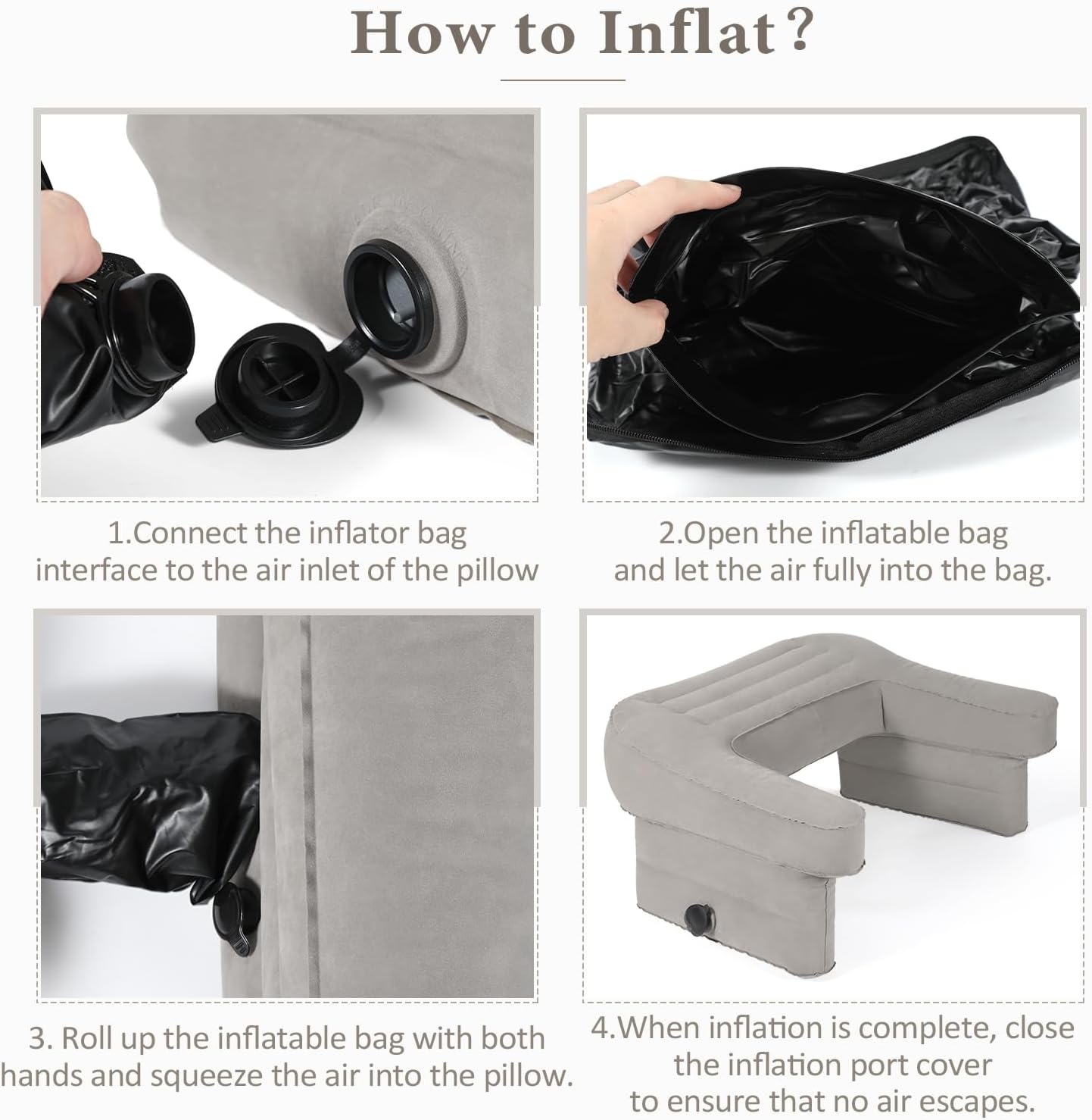 Inflatable Lap Desk Pillow