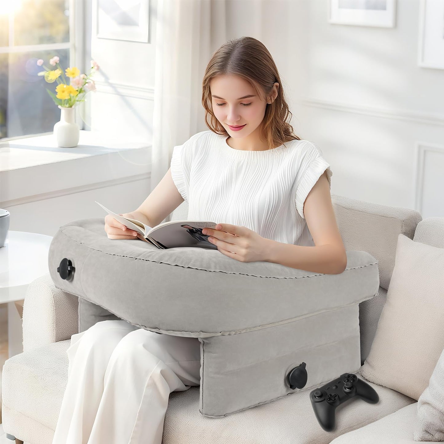 Inflatable Lap Desk Pillow