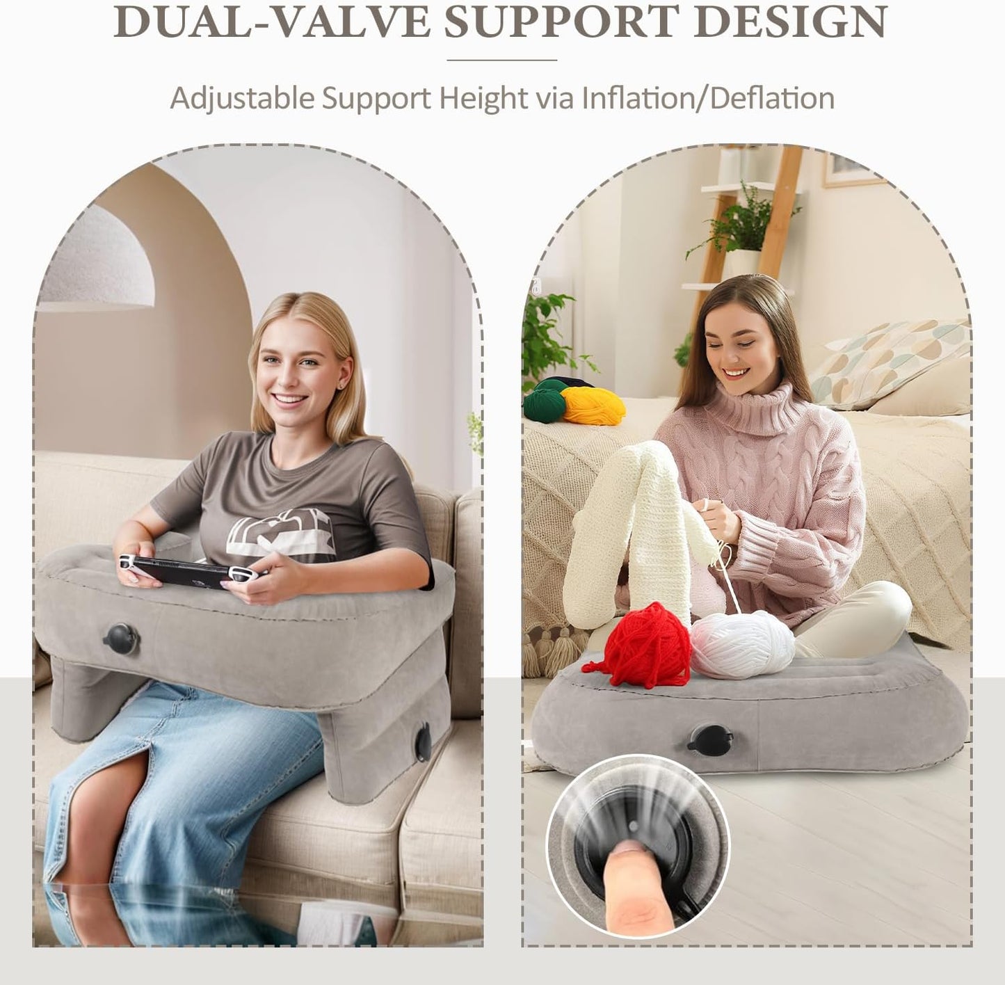 Inflatable Lap Desk Pillow