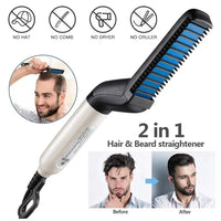 10W Electric Beard Hair Straightener with Ceramic Heating Plate
